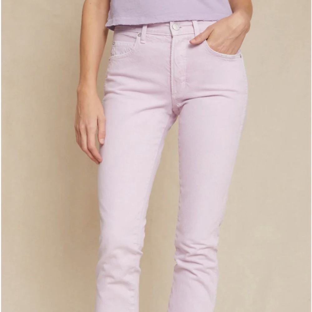 AMO NWTO Tomboy Crop Lilac jeans